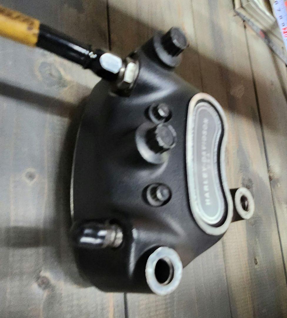 ハーレー４Pブレーキキャリパー　マスターシリンダー　メッシュホース　セット