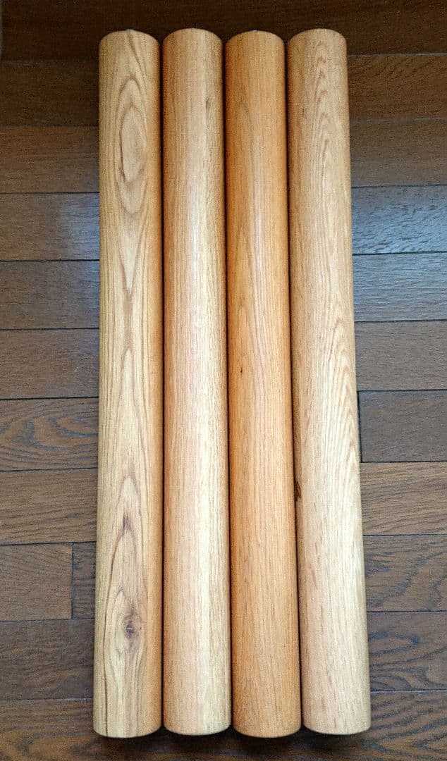 無印 木製 テーブル 天板 オーク材 120cm×60cm 脚 72cm