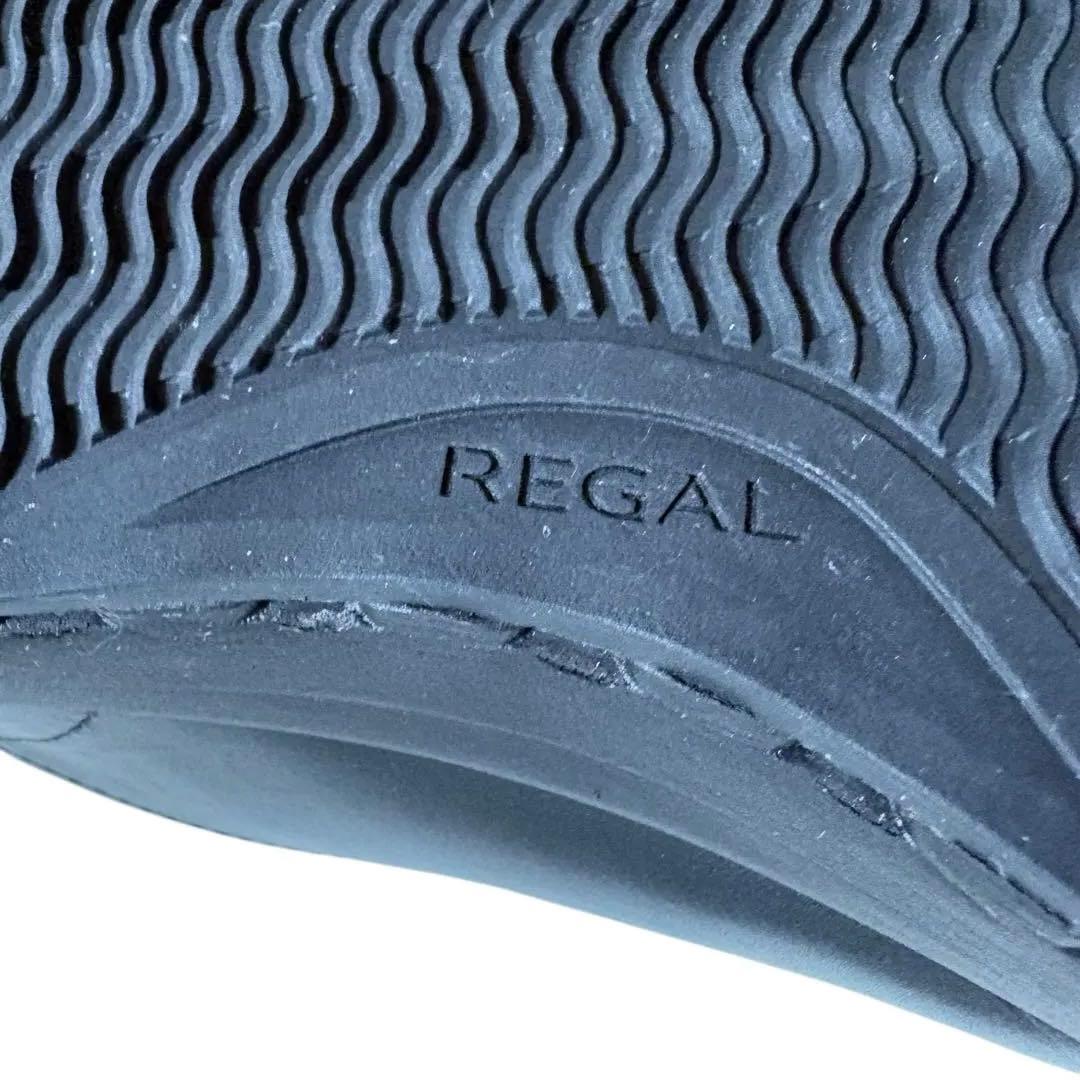極美品☆リーガル／REGAL☆レザースニーカー ゴアテックス ブラック 男女兼用
