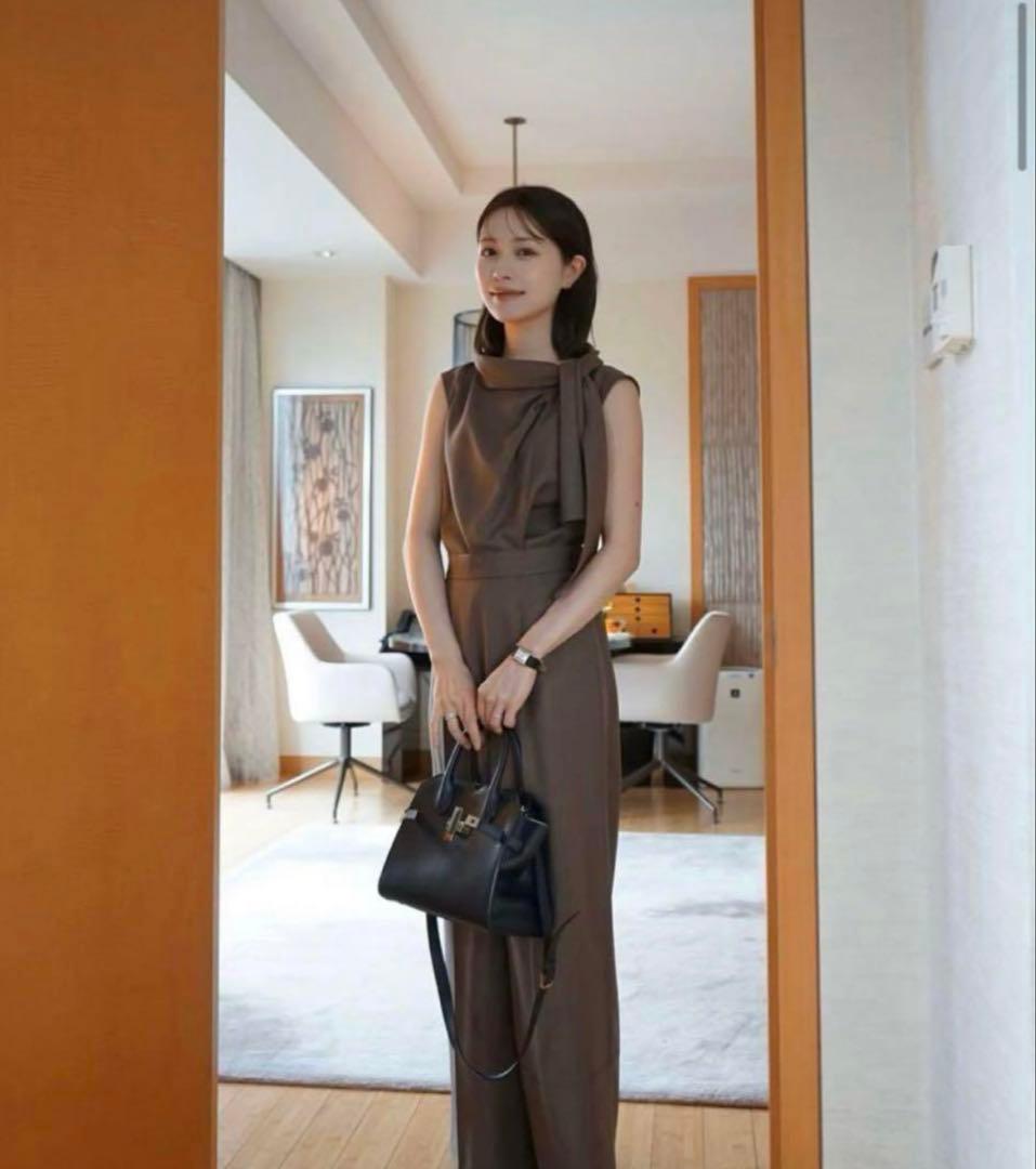 【本日迄】laubeblanc Side Bow-tie Combinaison