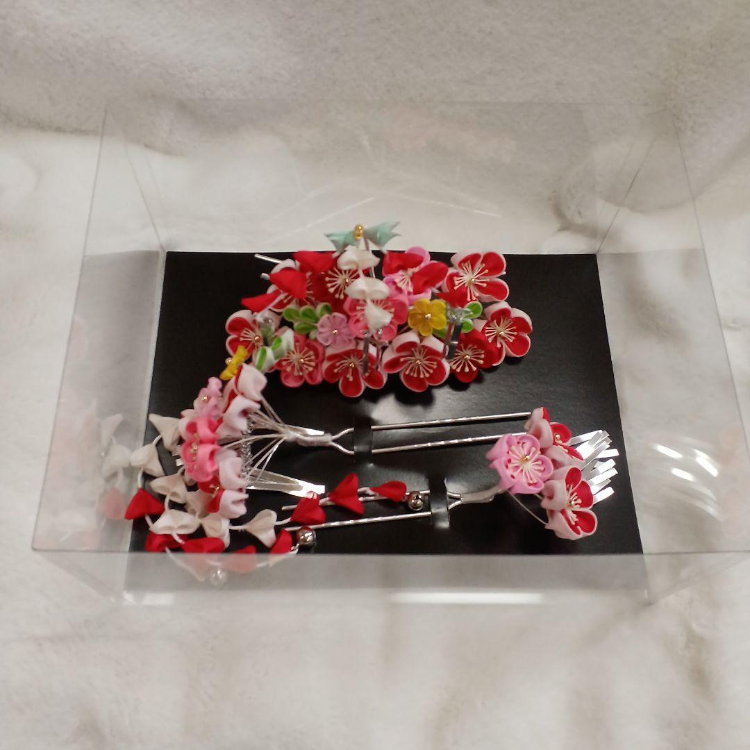 豪華【髙島屋】七五三髪飾り　勝山かんざし　和装髪飾り　日本髪　つまみ細工一度使用