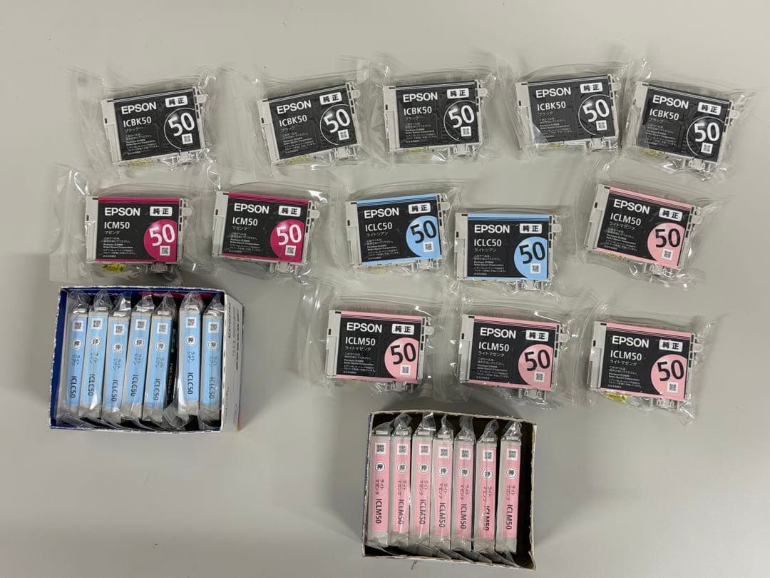未開封　EPSON インクカートリッジ 純正 IC6CL50 推奨期限切れ