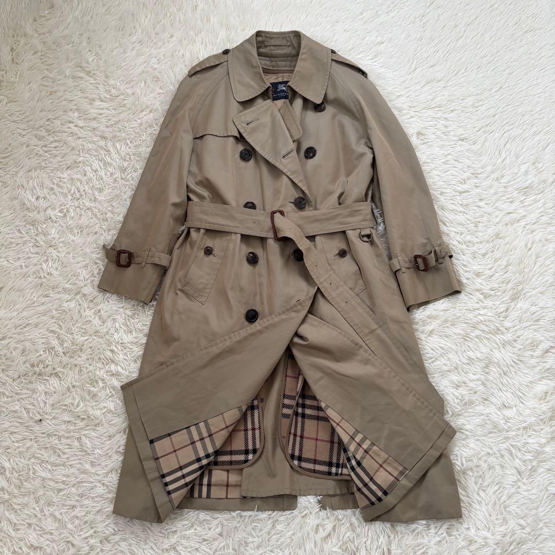 バーバリーロンドン ノバチェック トレンチコート ライナー メンズML ベージュ
