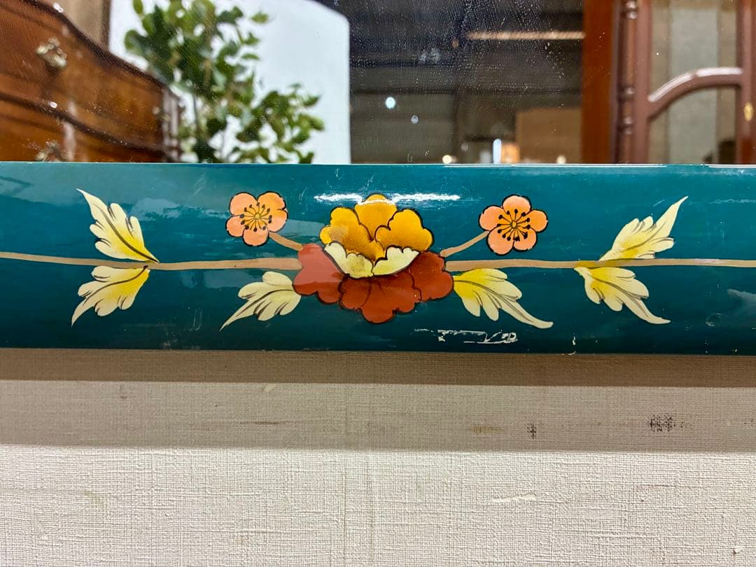 管457☆シノワズリ様式☆ウォールミラー☆壁掛け鏡