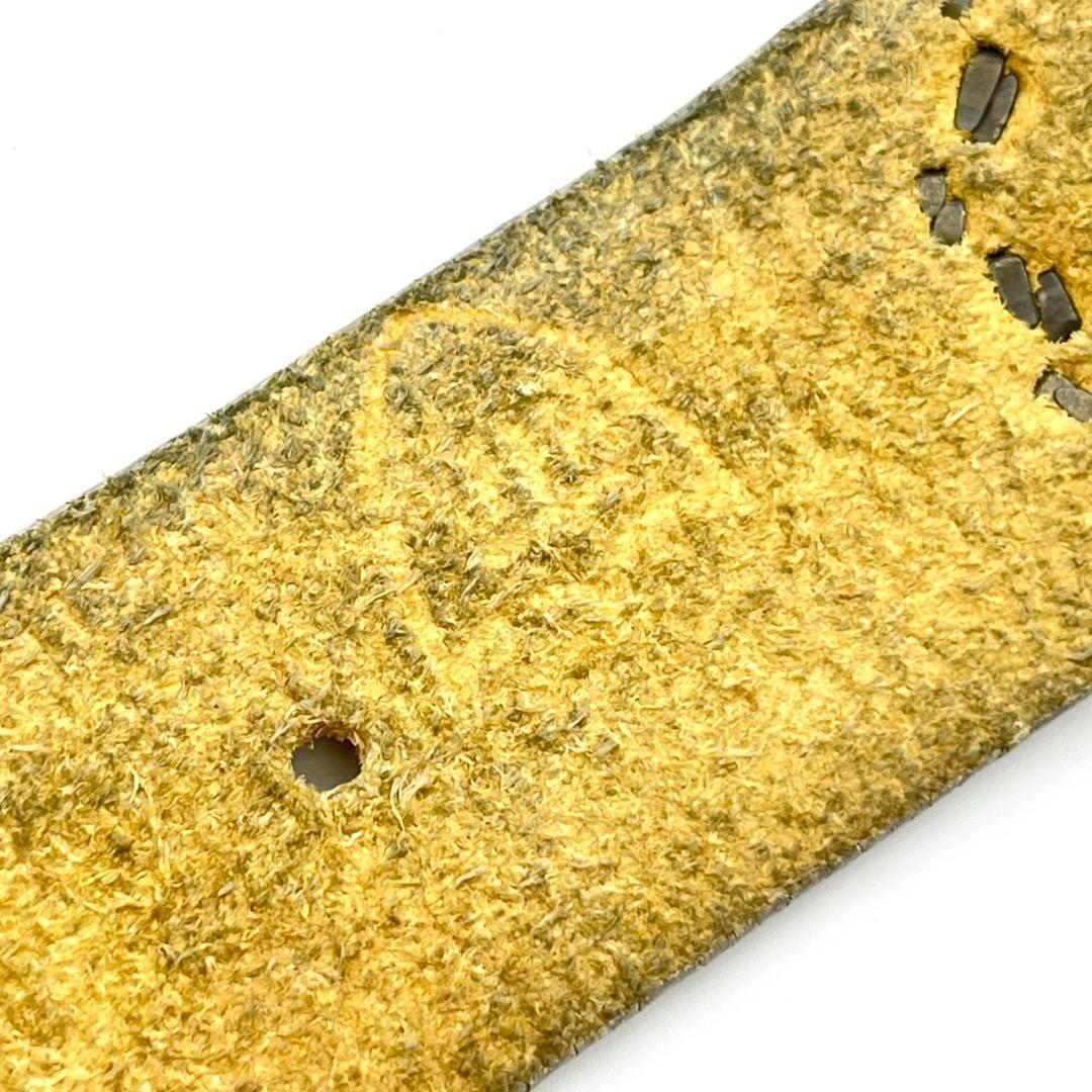 HTC エイチティーシ ベルト ビジュー スタッズ 装飾 レザー ロゴ金具