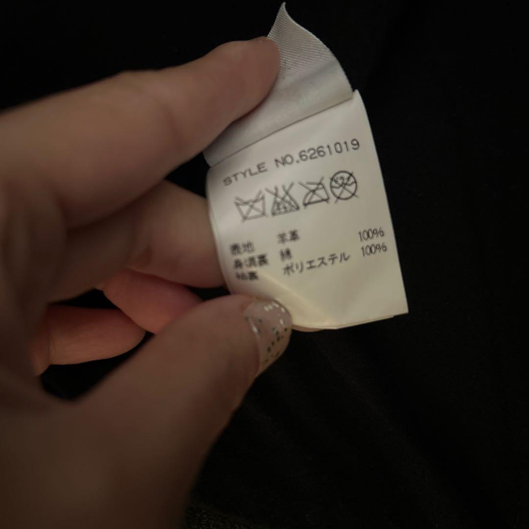 今週限定価格！AVIREXシープスキン　シングルライダースJK