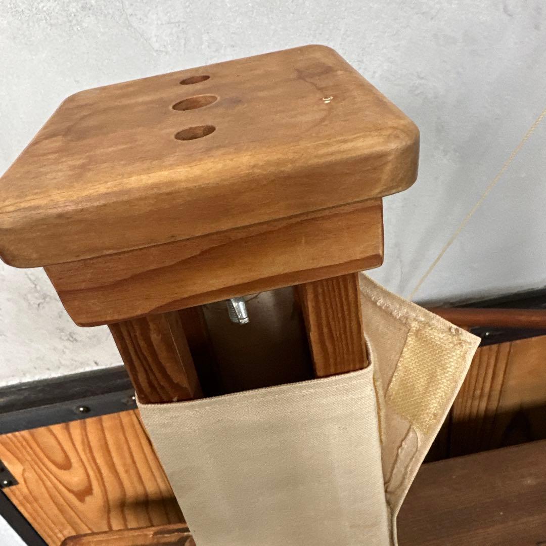 お値引き‼️組紐 角台 組台 おもり付き 古道具 ヴィンテージ