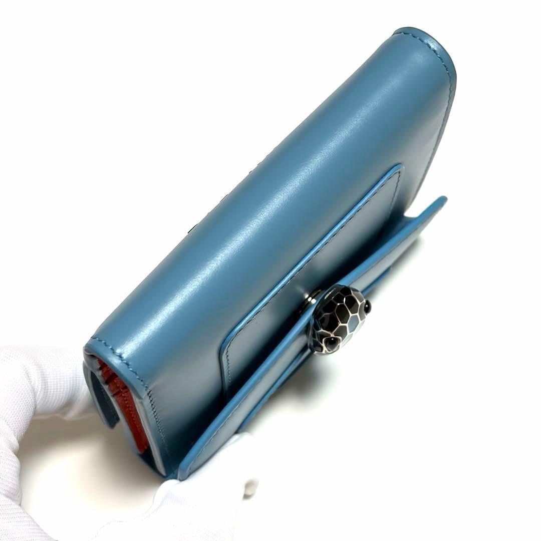 BVLGARI 三つ折り財布 セルペンティ フォーエバー レザー 美品 未使用