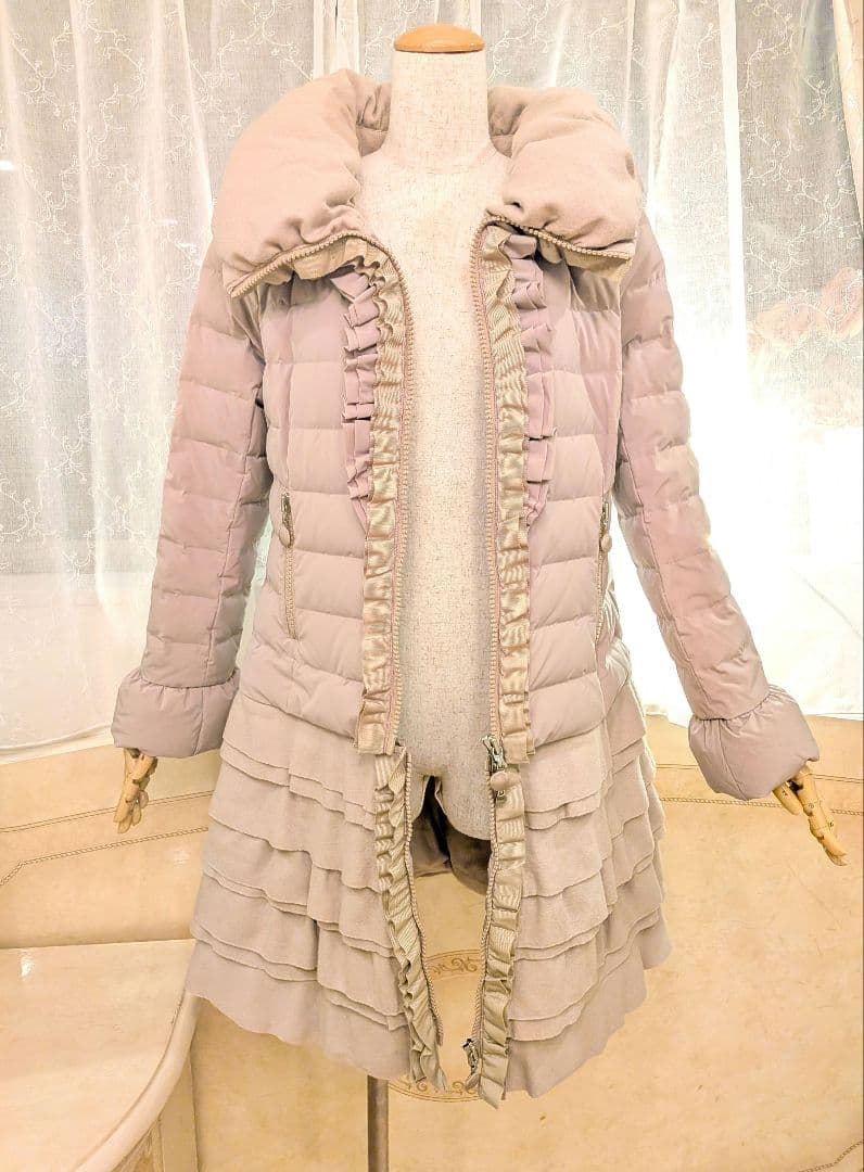 コニー様　トゥービーシック　ダウンコート40　2ウェイ　下部取り外し可　フリル