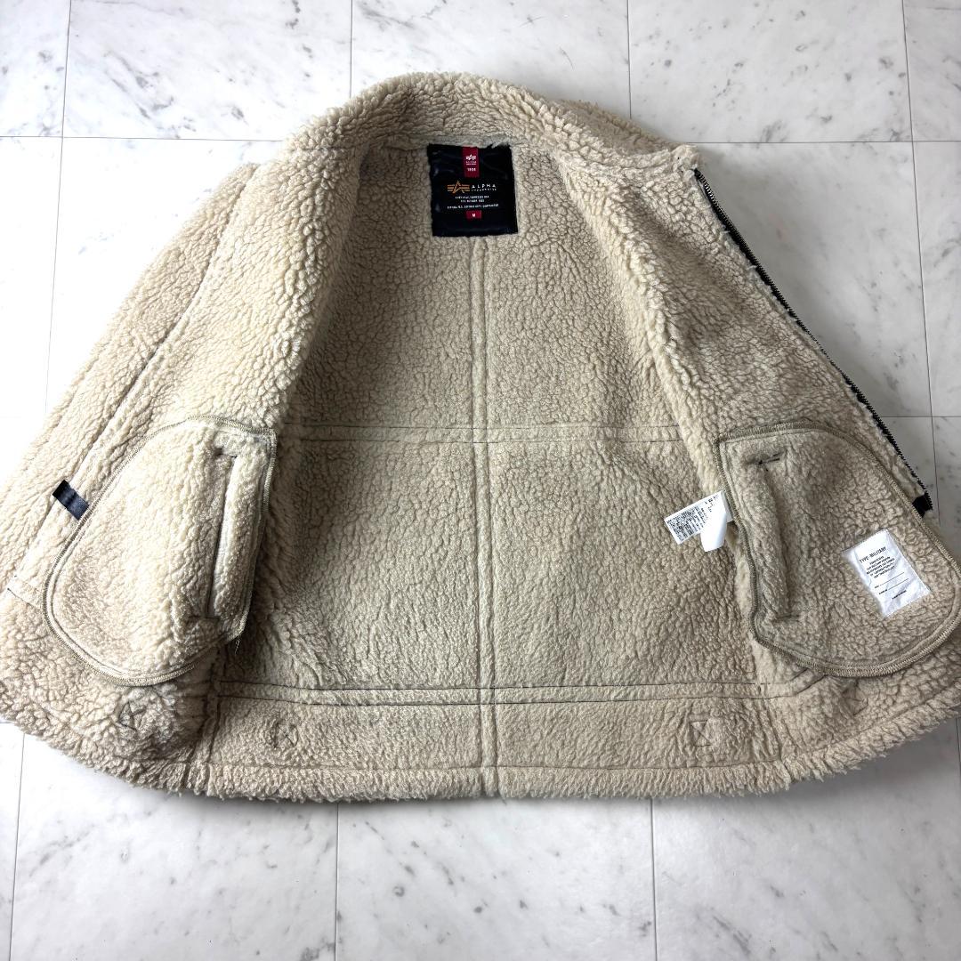 ALPHA アルファインダストリーズ M エコ ムートンジャケット ミリタリー