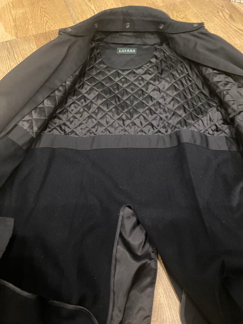 ラルフローレン　トレンチコート　黒