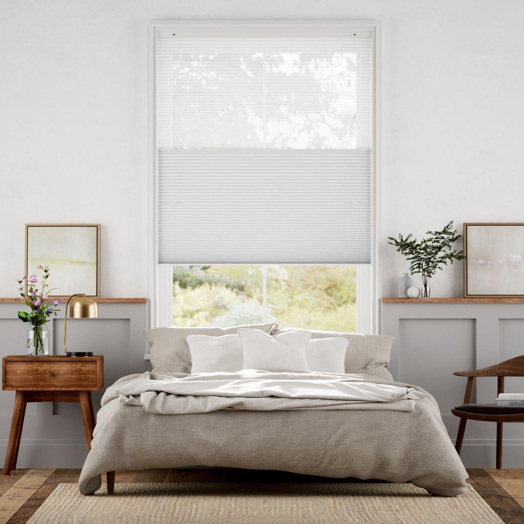 未使用　ハニカムシェード　シアーライトグレー 　81.5×115