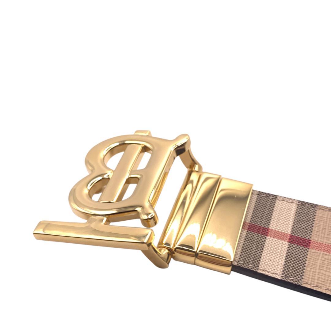 美品★Burberry　バーバリー　ベルト　リバーシブル90-100ｃｍ