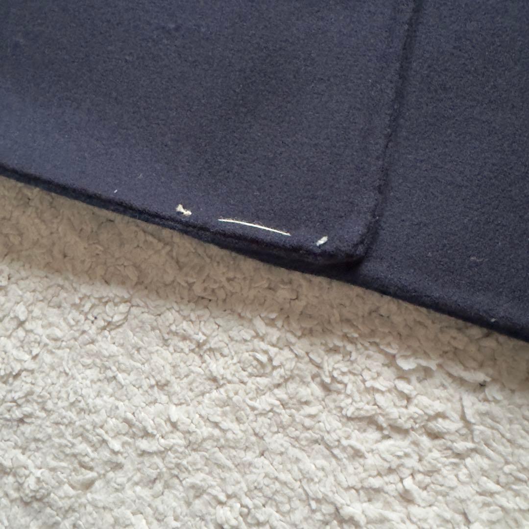 未使用 ユニクロ +J ウールブレンドチェスターコート ネイビー Lサイズ
