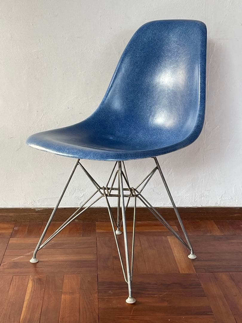 ハーマンミラー ヴィンテージ イームズ シェルチェア エッフェル ベース ブルー