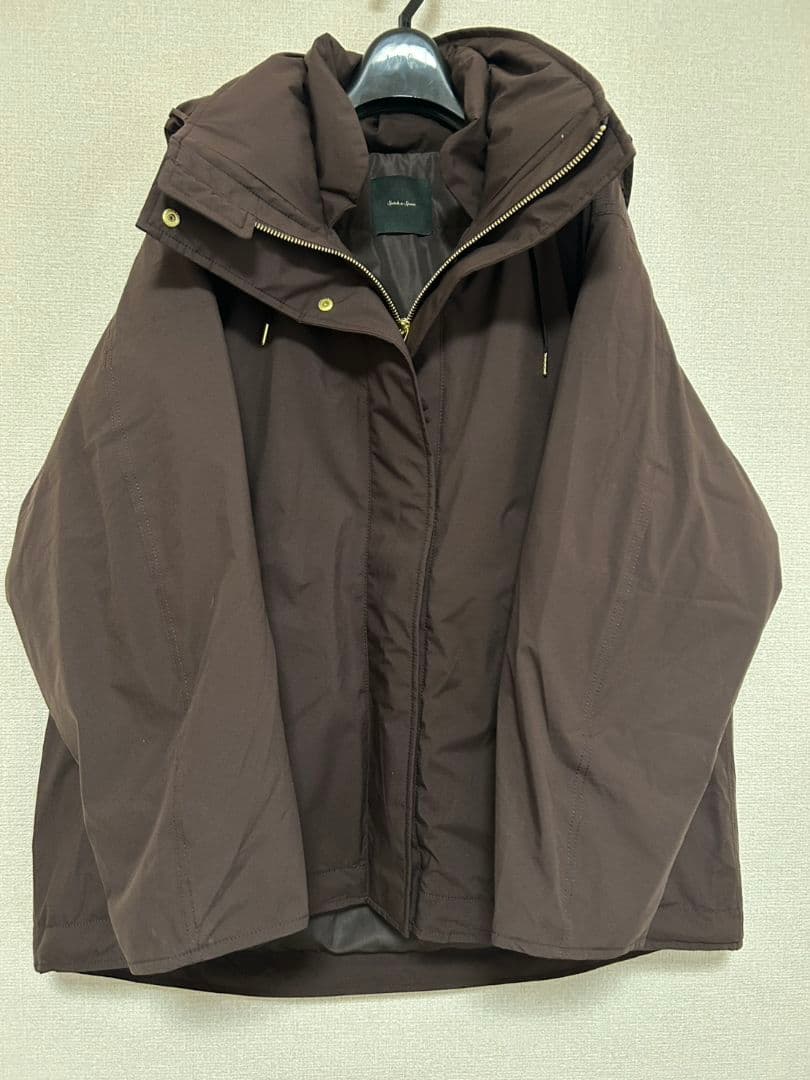 新品未使用 Spick and Span 2WAY撥水ダウンハーフコート　茶36