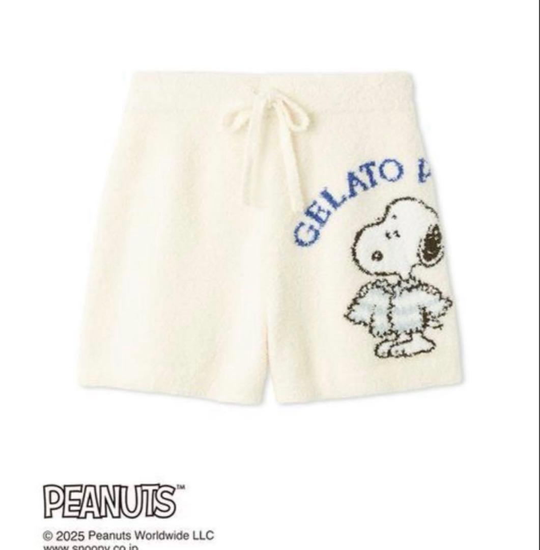 新品♡ジェラートピケ♡ 限定スヌーピージャガードプルオーバ＆ショートパンツセット