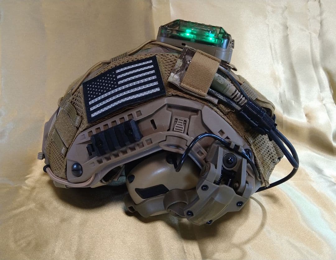 19.20日迄の限定値下げ！即使用可能ヘルメット！EARMOR.M32他装着済