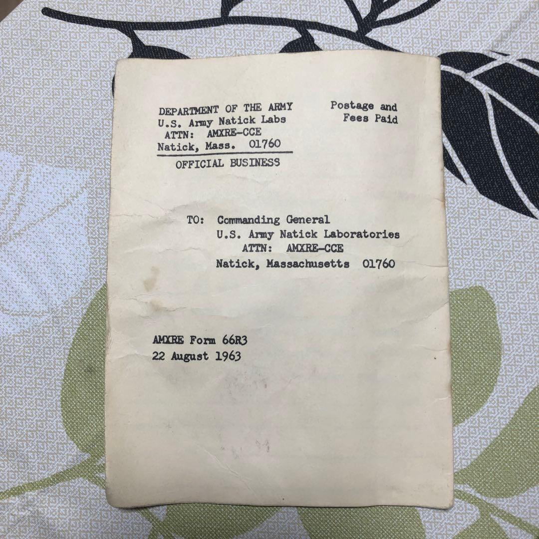 M69ボディアーマー　実物防弾ベスト　珍しい取説付き　美品