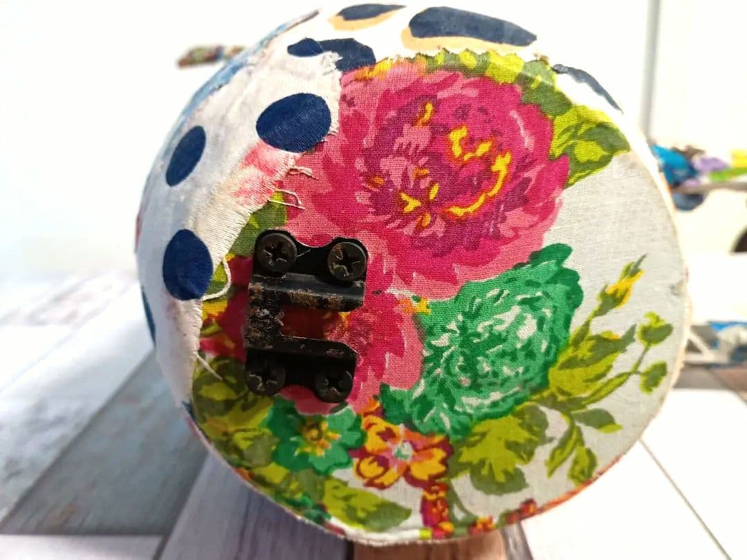 壁掛け　パッチワーク　インテリア　鹿　トナカイ　北欧　オブジェ　アンティーク