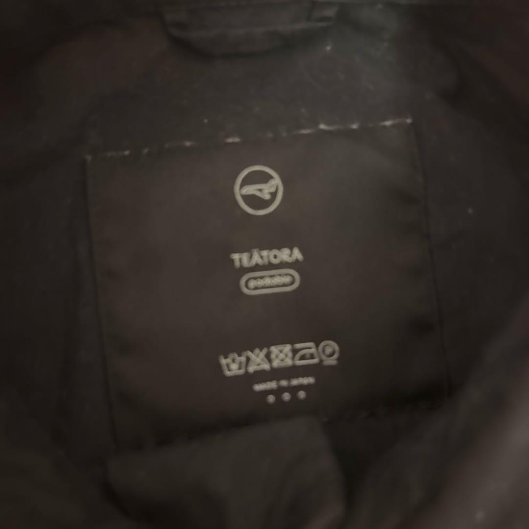 TEATORA テアトラ CARTRIDGE SHIRT P 黒 サイズ3