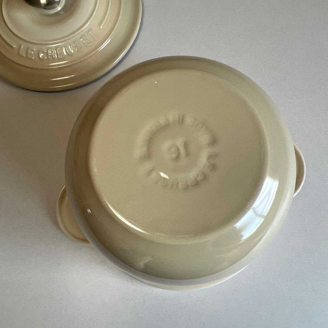 LE CREUSET ル・クルーゼココットエブリィ18cmクリーム色