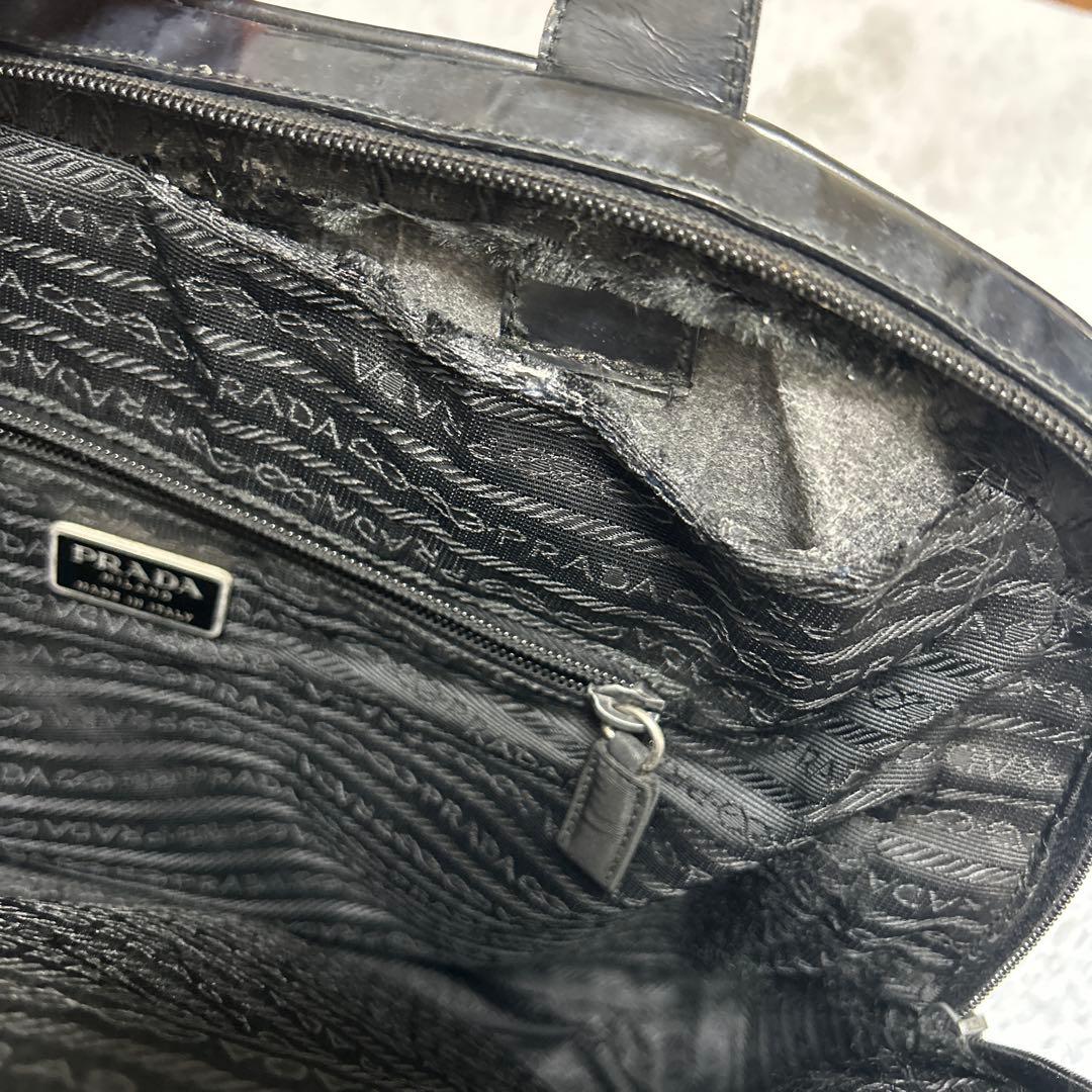 バッグ 00s archive prada plate hand bag y2k