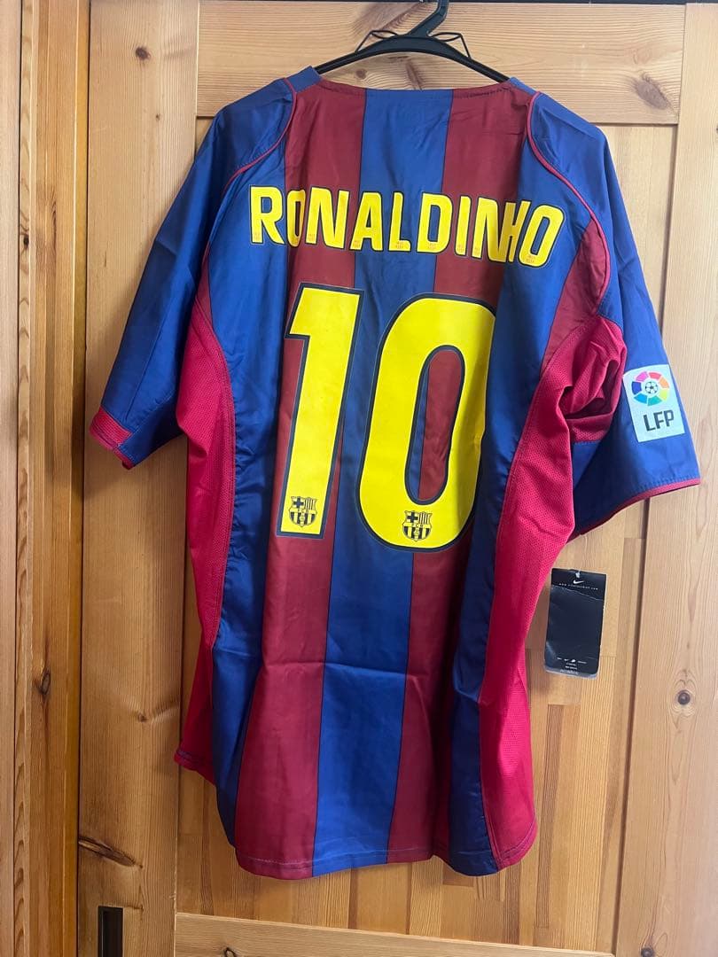 バルセロナ ユニフォーム 04-05 ロナウジーニョ 新品タグ付き メッシ