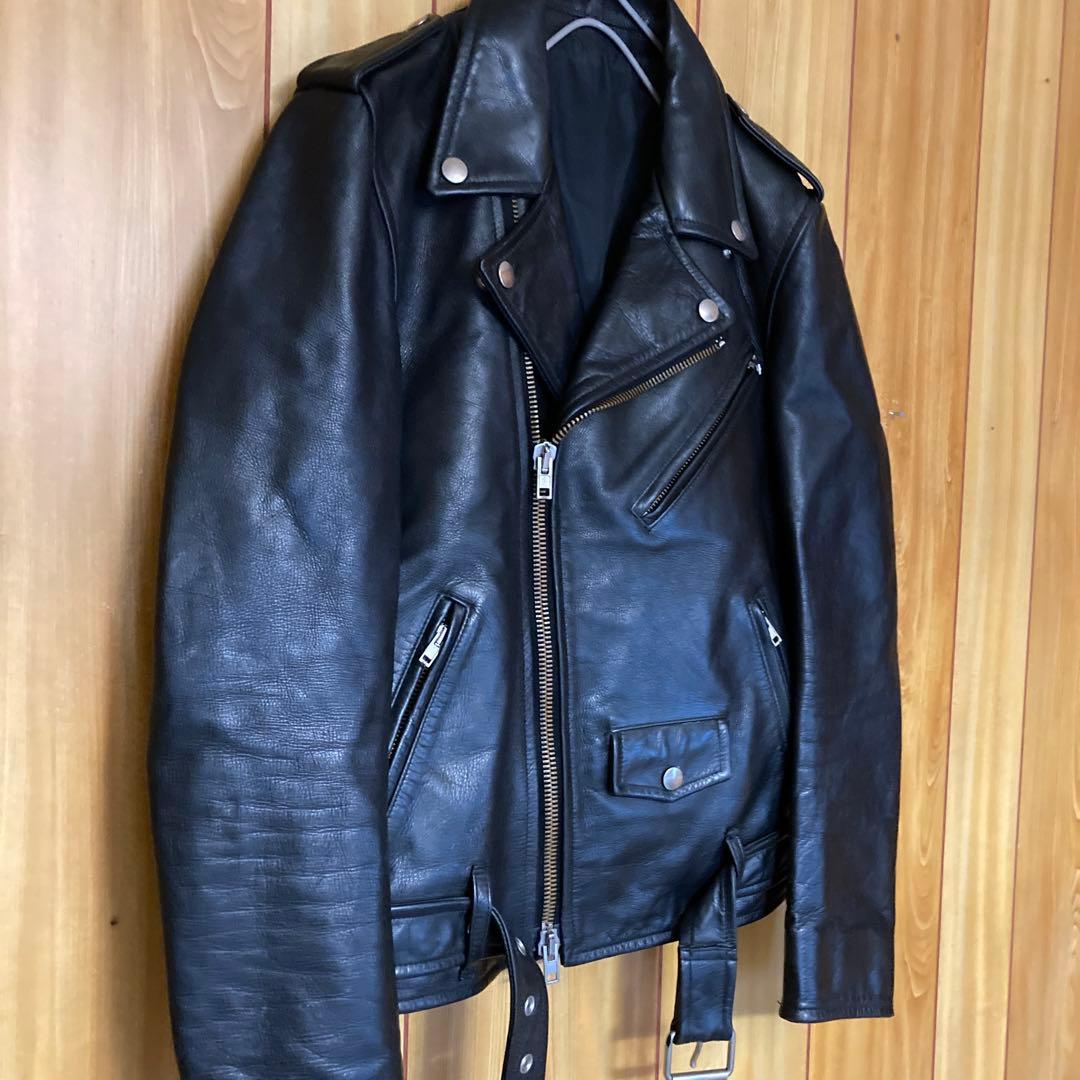 Lithium Homme リチウムオム　 レザー　ダブルライダース 42