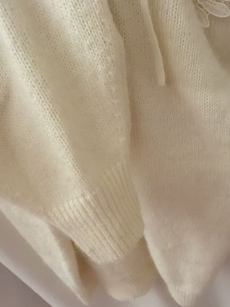 SNIDEL レーストリミングオフショルプルオーバー スナイデル ニット