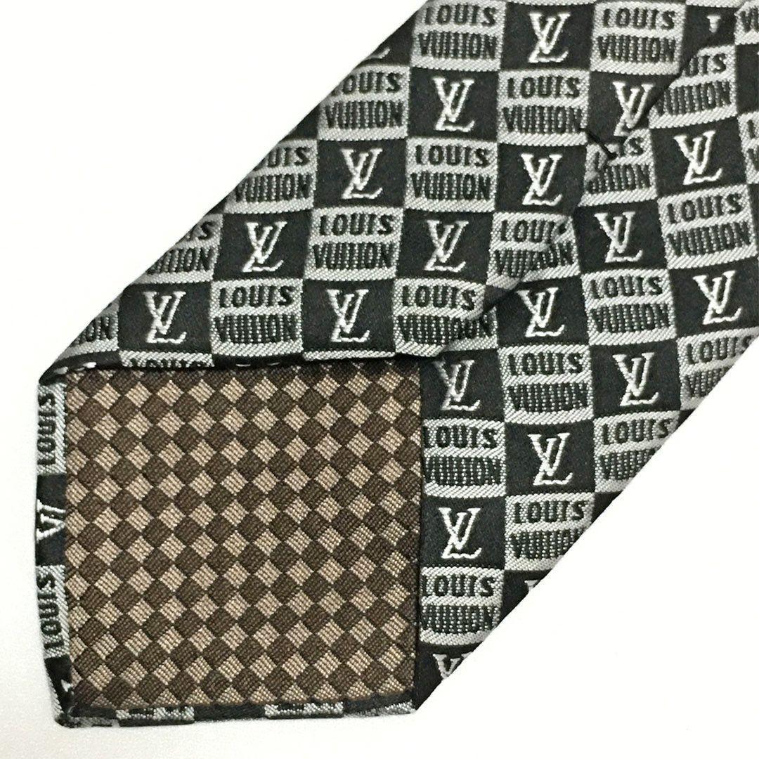 未使用級 ルイヴィトン Louis Vuitton ネクタイ シル LV柄