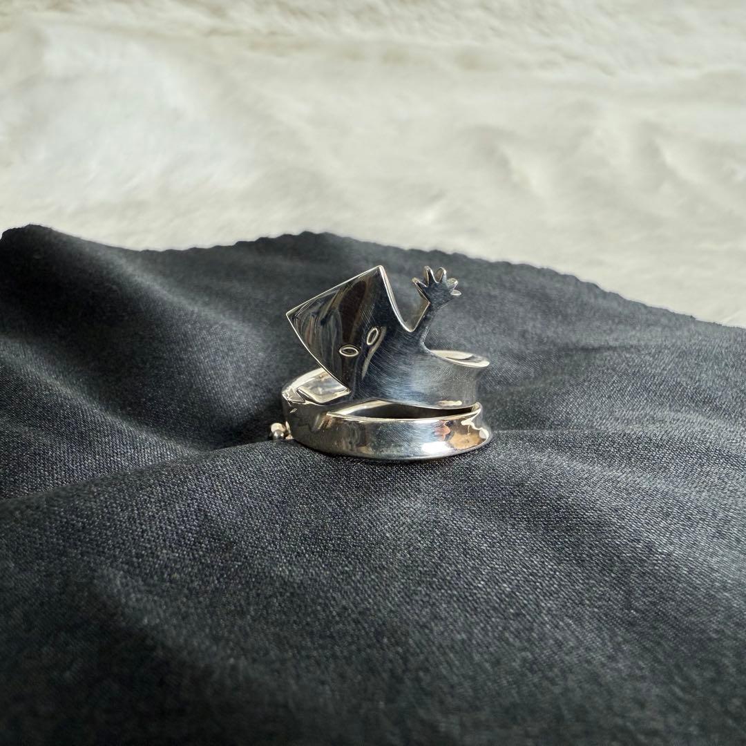 【希少】CLOUD NINE × 水木しげる 一反木綿 リング 925 14号