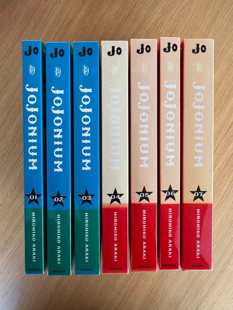 JOJONIUM ジョジョの奇妙な冒険 函装版 全巻初版・帯付 初回栞付