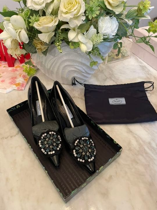 PRADA エナメル　ピンヒール　値下げ