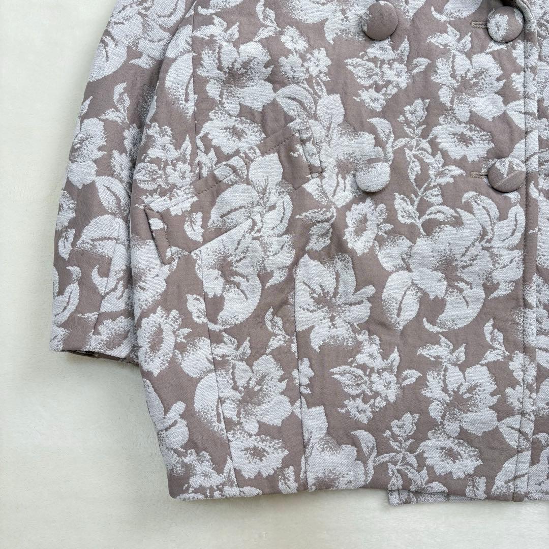 美品 snidelスナイデル ジャガード ミドルコート チェスターコート