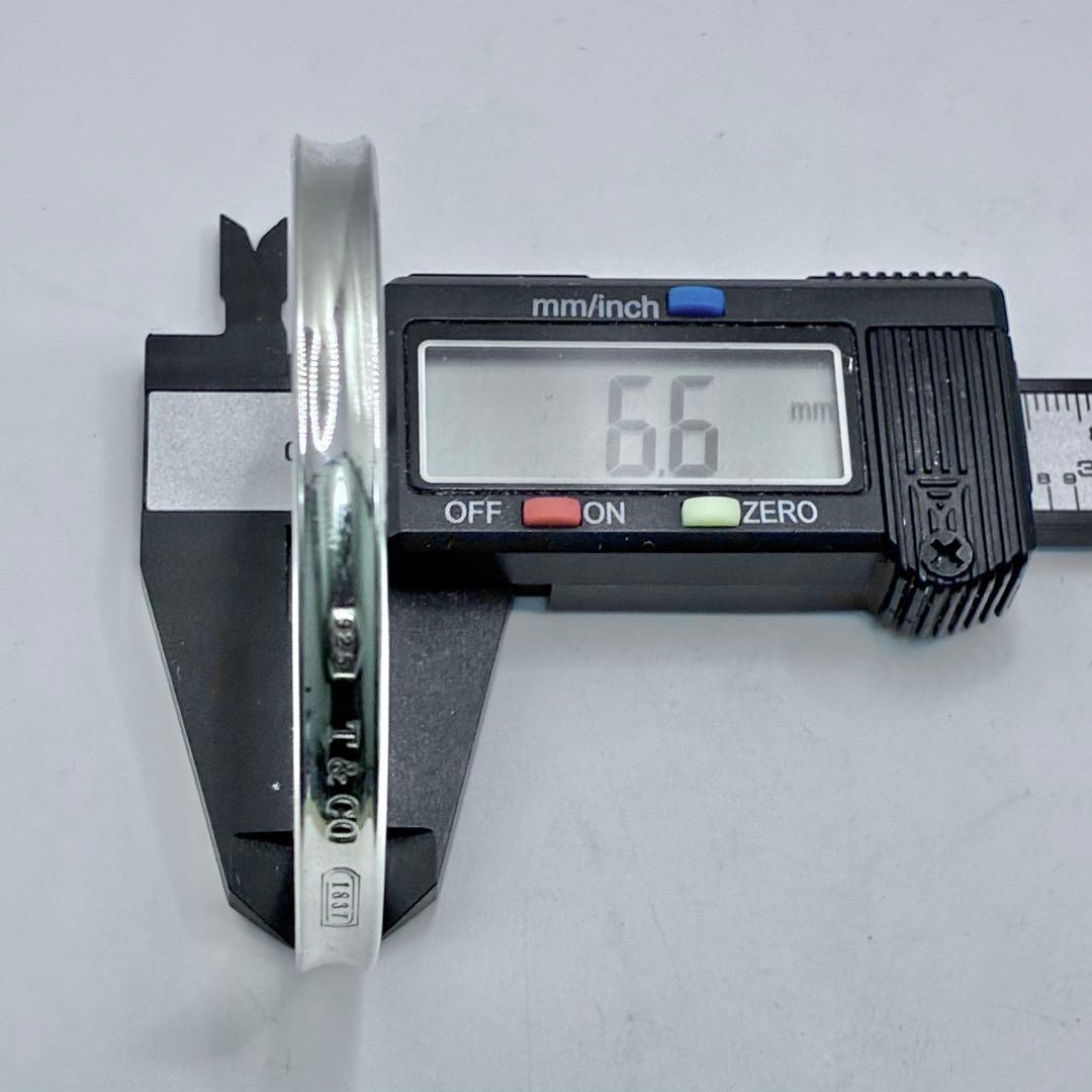 【極美品】ティファニー 1837 ナロー バングル ブレスレット　腕周り19cm