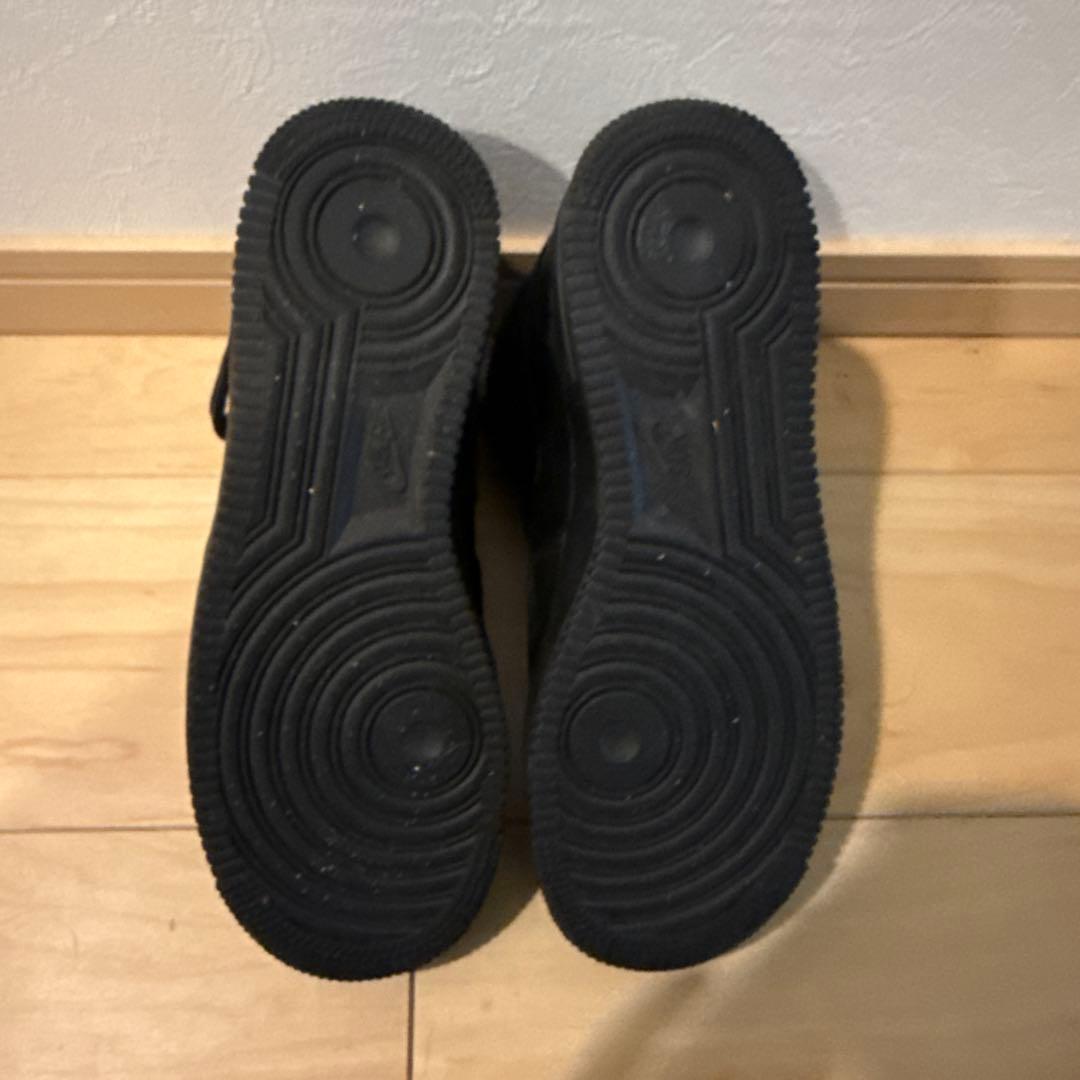 Nike Air Force 1 Mid Supreme ブラック 25cm