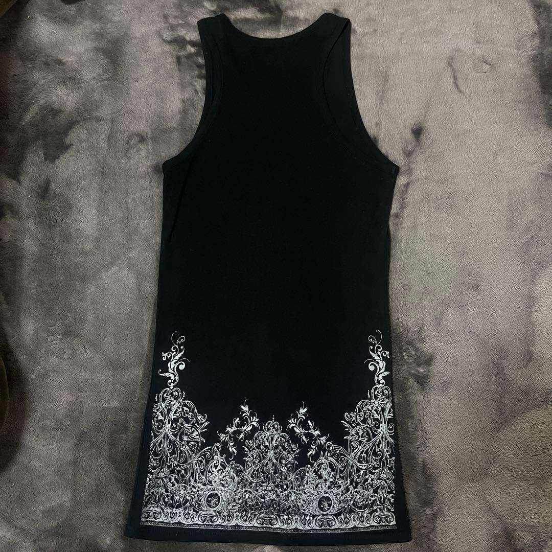 00s MIDAS 装飾的なタンクトップアーカイブv系ギャル男平成ゴシックパンク