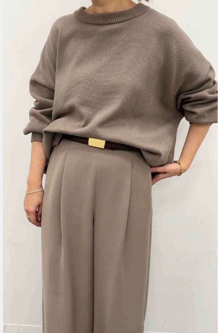 ドゥーズィエムクラス　25SS ベーシックニット　EVERYDAY I LIKE