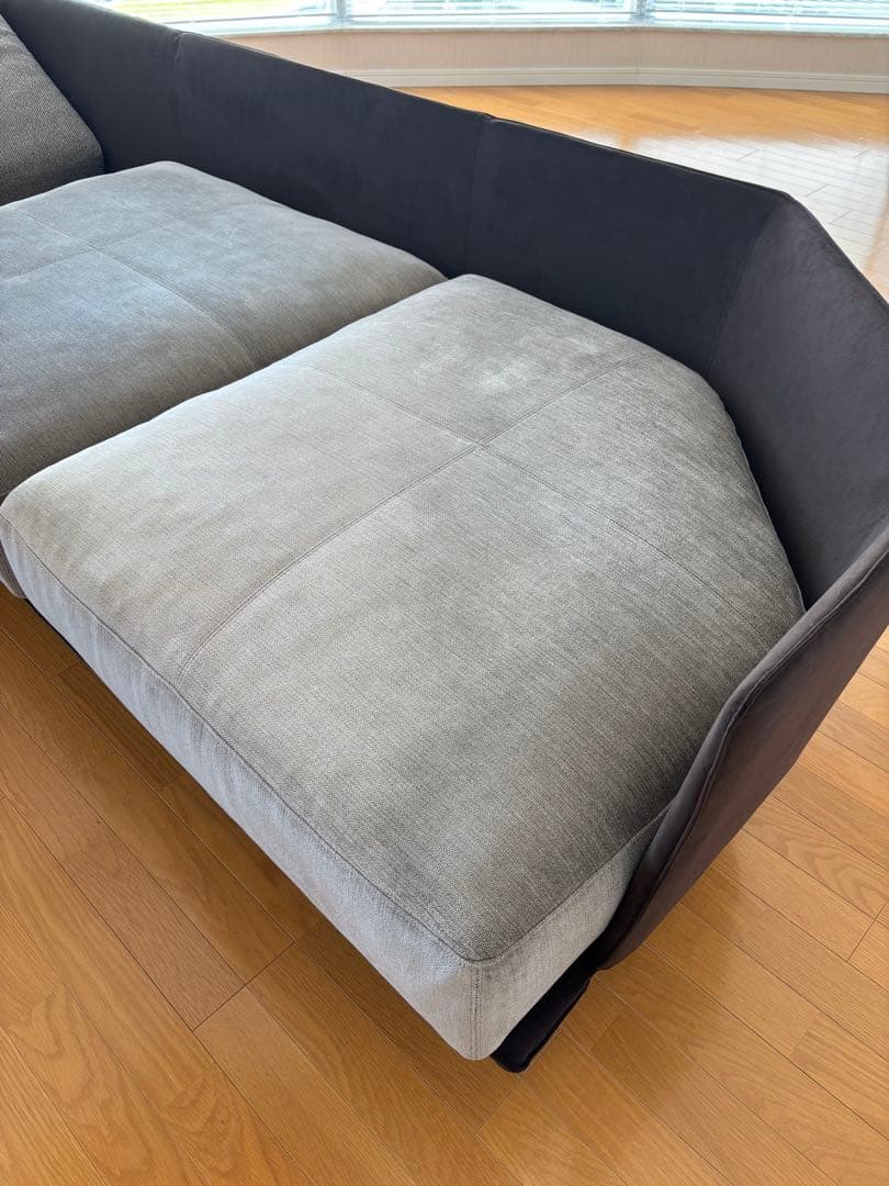 arflex BRERA クッション グレージュ 89×89 2個セット