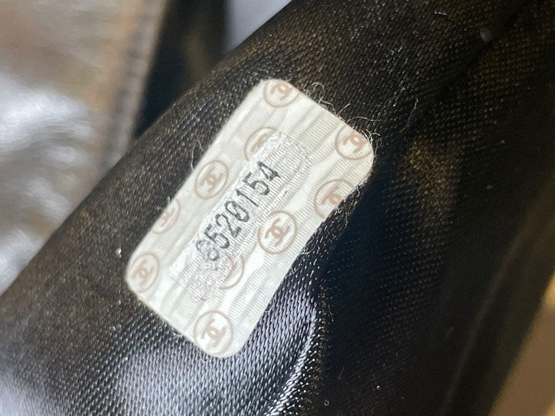 【極美品】CHANEL トートバッグ　チェーン　ラムスキン　ブラック　シール付き