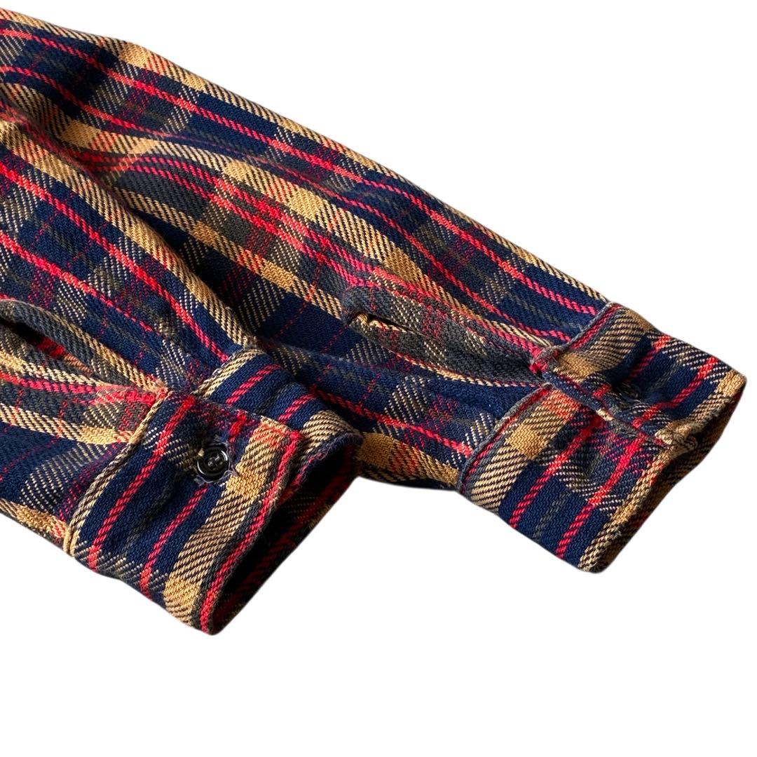 70–80s USA製 Five Brother ヘビーネルシャツ M