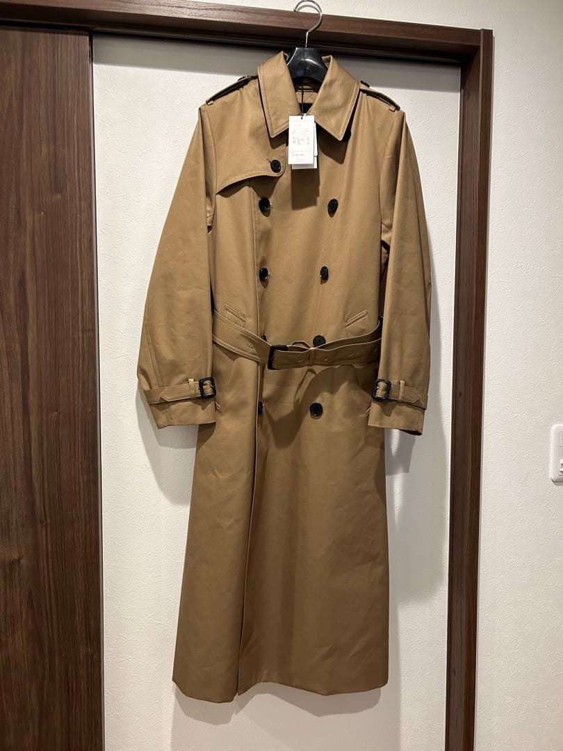 新品タグ付＜HYKE＞レギュラー トレンチ コート