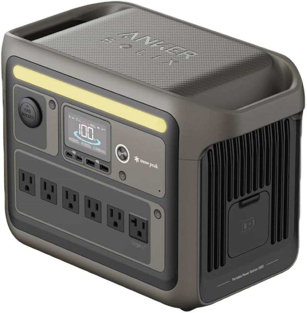 発電機・ポータブル電源 ANKER Portable PowerStation1000 Peak