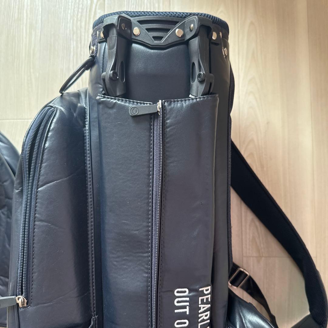 パーリーゲイツ　キャディバッグ　ショルダー式　スタンド式　紺　ネイビー　ゴルフ