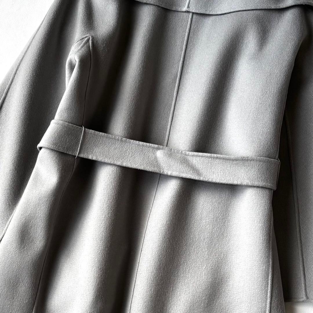 Max Mara クチートアマーノ　ダブルフェイスウールコート　ベルト　36