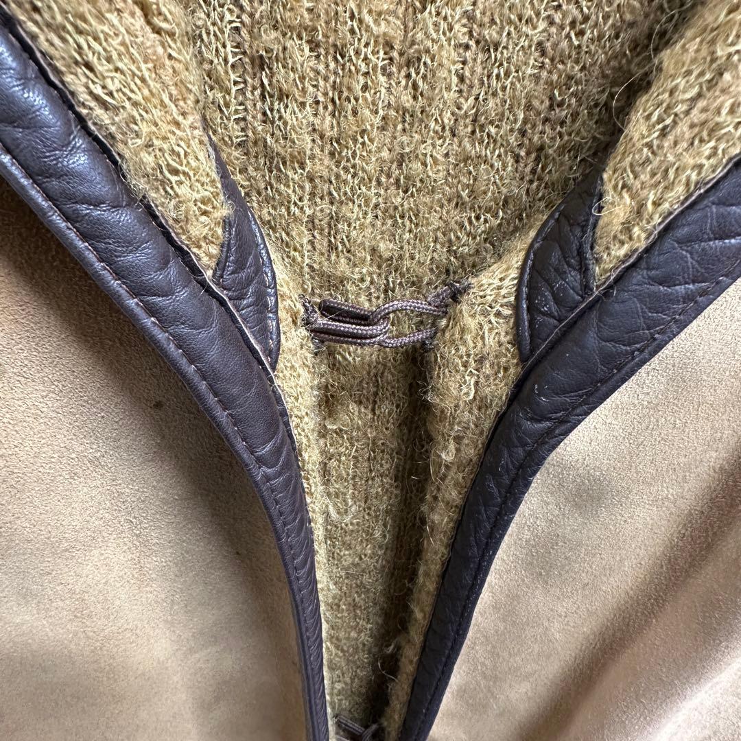 ✨ヴィンテージ ·最高級✨ LOEWE ロエベ スエード ロングコート 付 40