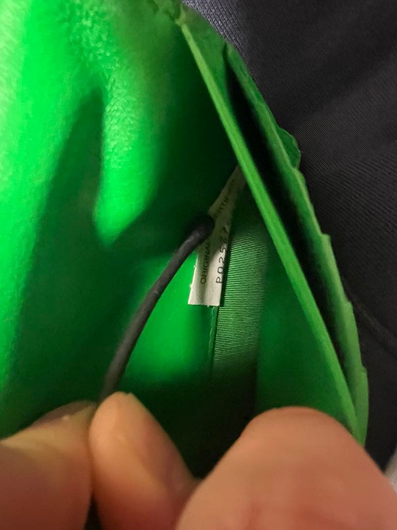 BOTTEGA VENETA グリーン 二つ折り財布