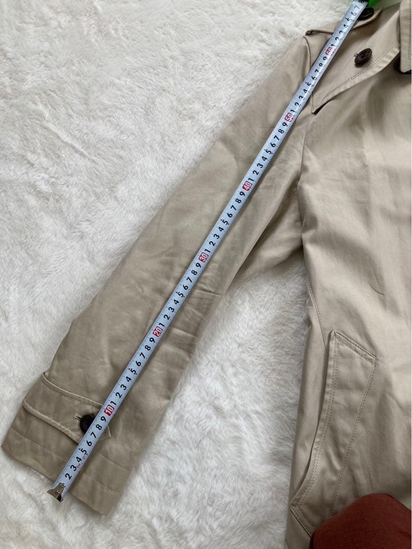 バーバリー　ノバチェックブラックレーベル　トレンチコート　ベージュ