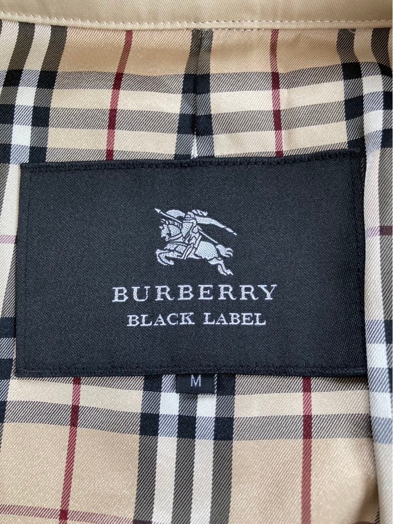 バーバリー　ノバチェックブラックレーベル　トレンチコート　ベージュ